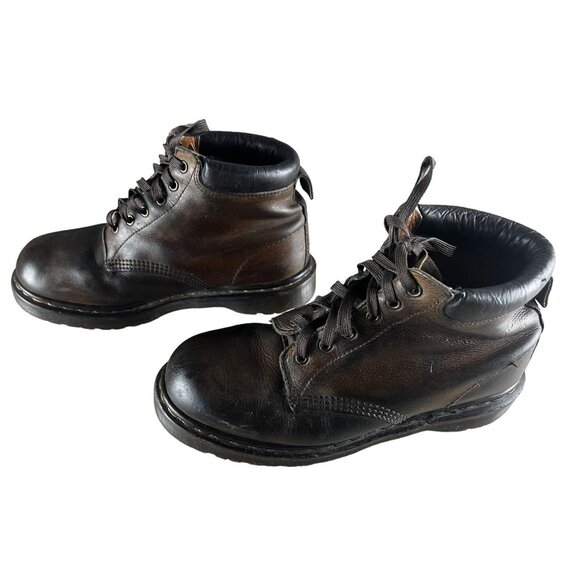Dr Martens 939 Mens Size 9 W Womens 10 Boots Brown Leather 6 Eyes England main image 12